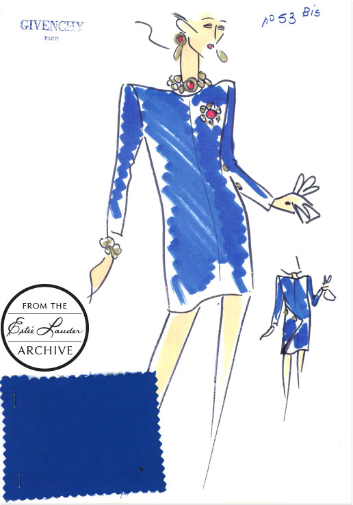 A Note from Hubert de Givenchy, 1992 | Estee Stories Blog 